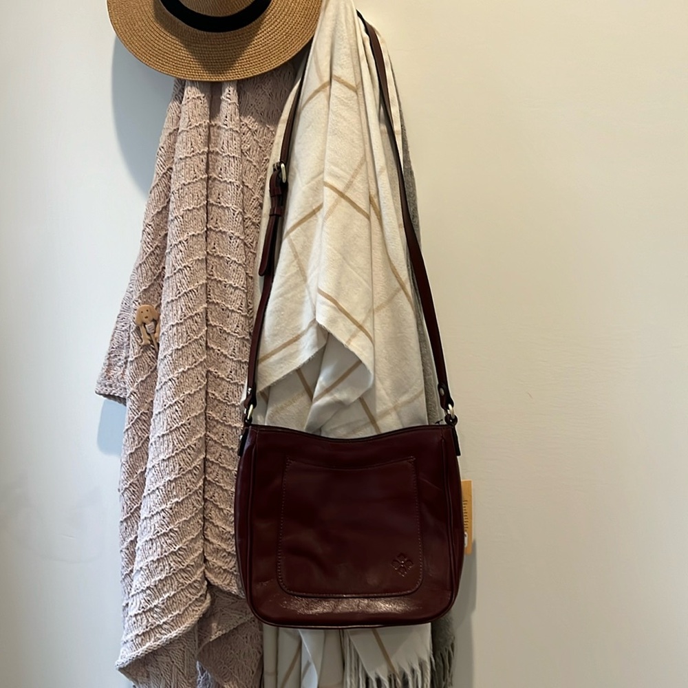 NWT Leather Crossbody Handbag